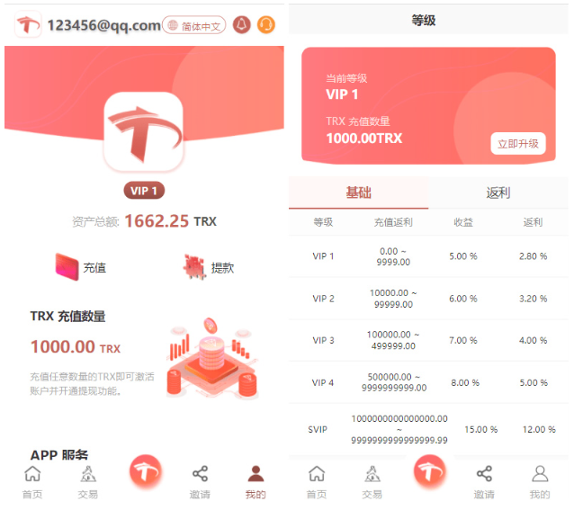 uniapp版多语言TRX系统源码/TRX理财系统/虚拟币挖矿插图5
