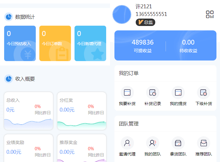 微商代理商补货商城系统源码插图1