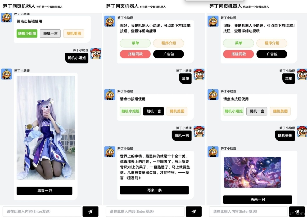 笋丁网页自动回复机器人V3.0.0免授权版源码插图3