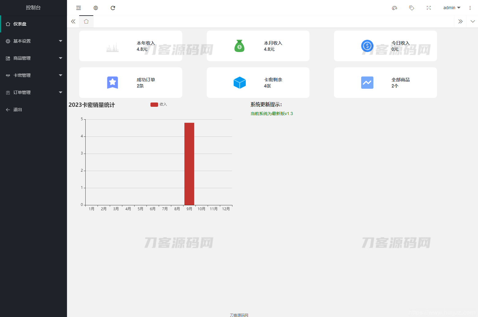 2023全新拟态简洁个人自助发卡售卡系统源码 | 支持选号功能 易支付接口插图7