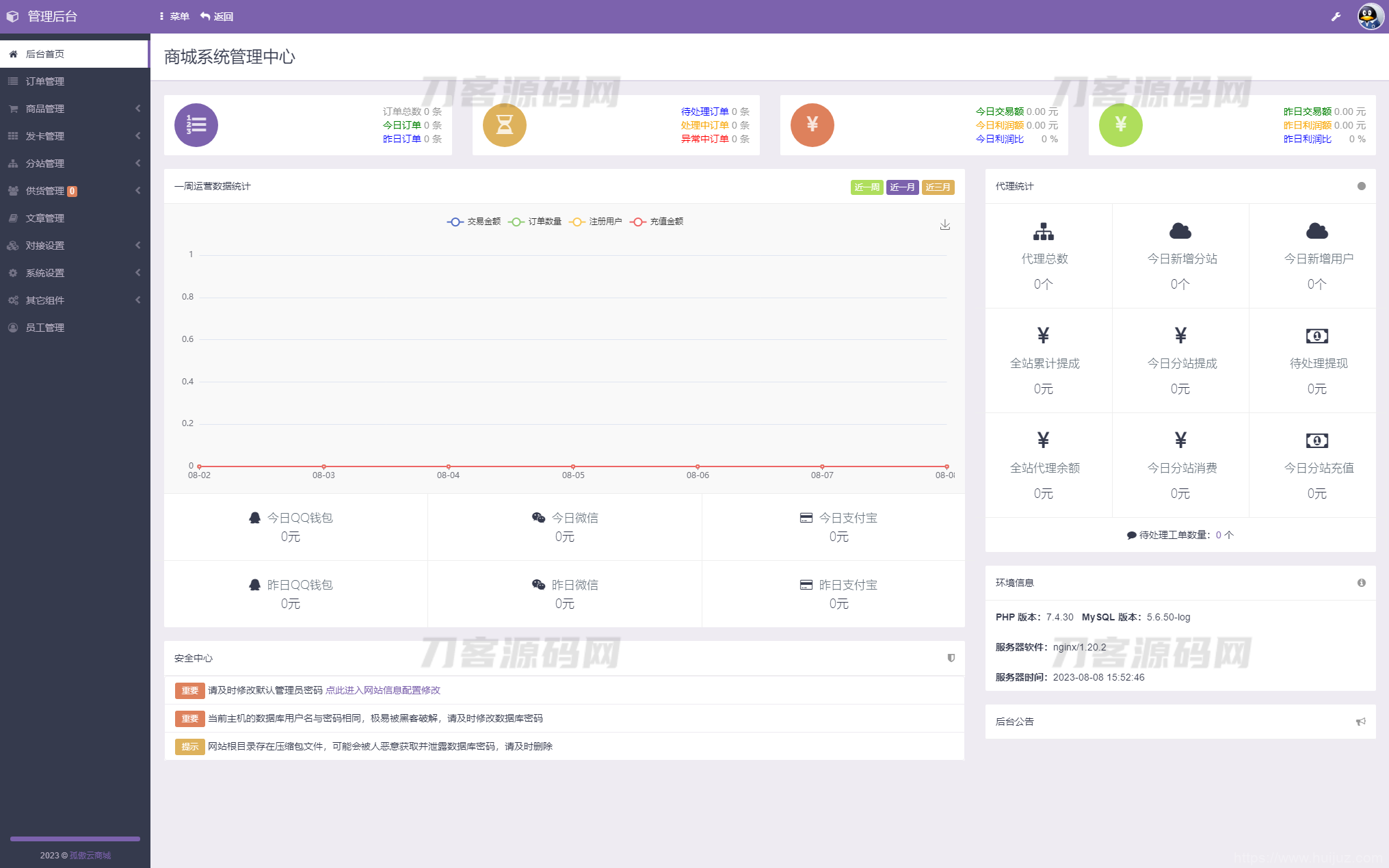 孤傲云商城系统源码 彩虹云商城系统plus史诗级增强版插图5