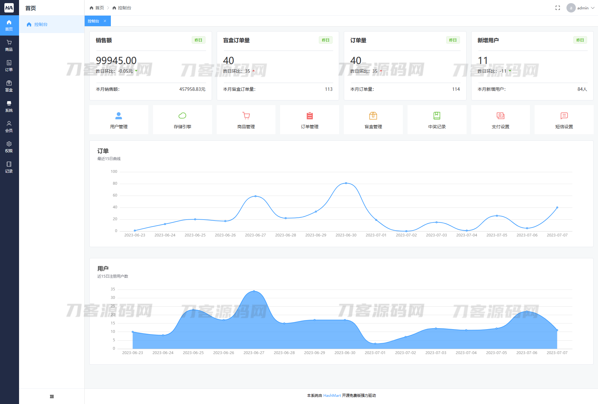 2023全新UI 哈希玛特HashMart全开源盲盒系统源码下载插图3