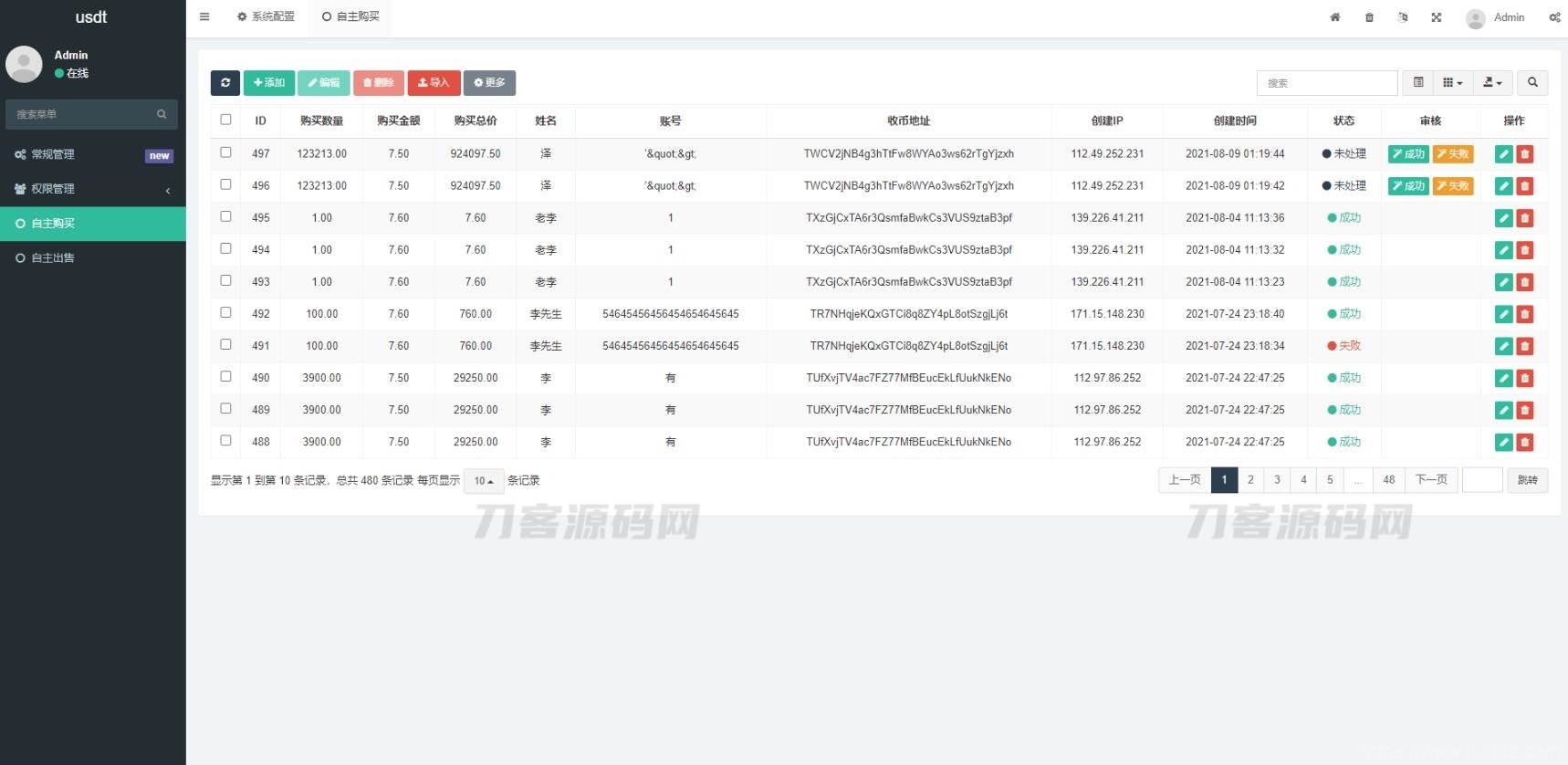区块链OTC单页建议出售购买系统源码 区块链交易系统源码 USDT买卖交易平台插图5