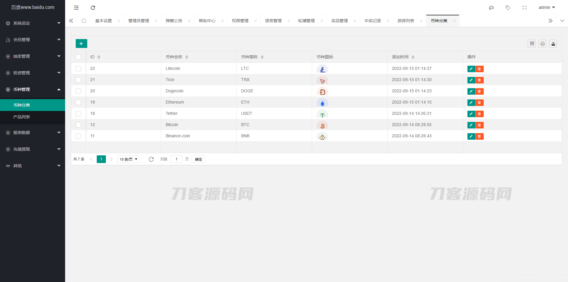 五国语言收益理财BTC虚拟币质押定期存币系统源码_加密货币机器人量化交易系统_内附搭建教程插图15