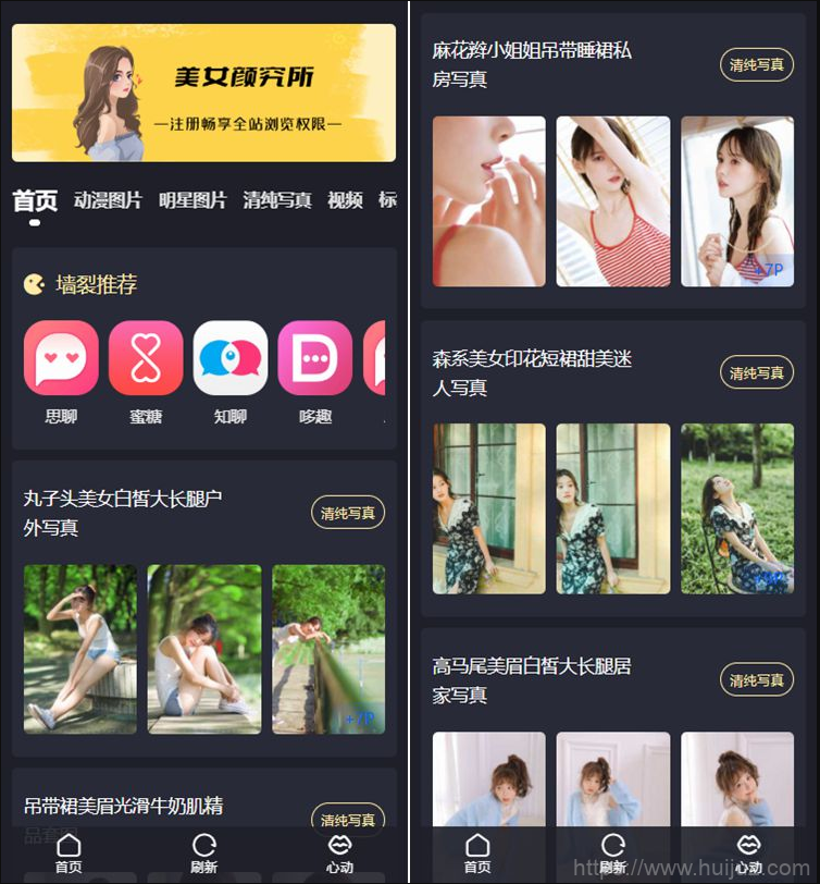 最新抖你妹原版主题源码仿抖音模式套图SEO源码_WordPress图片主题插图5