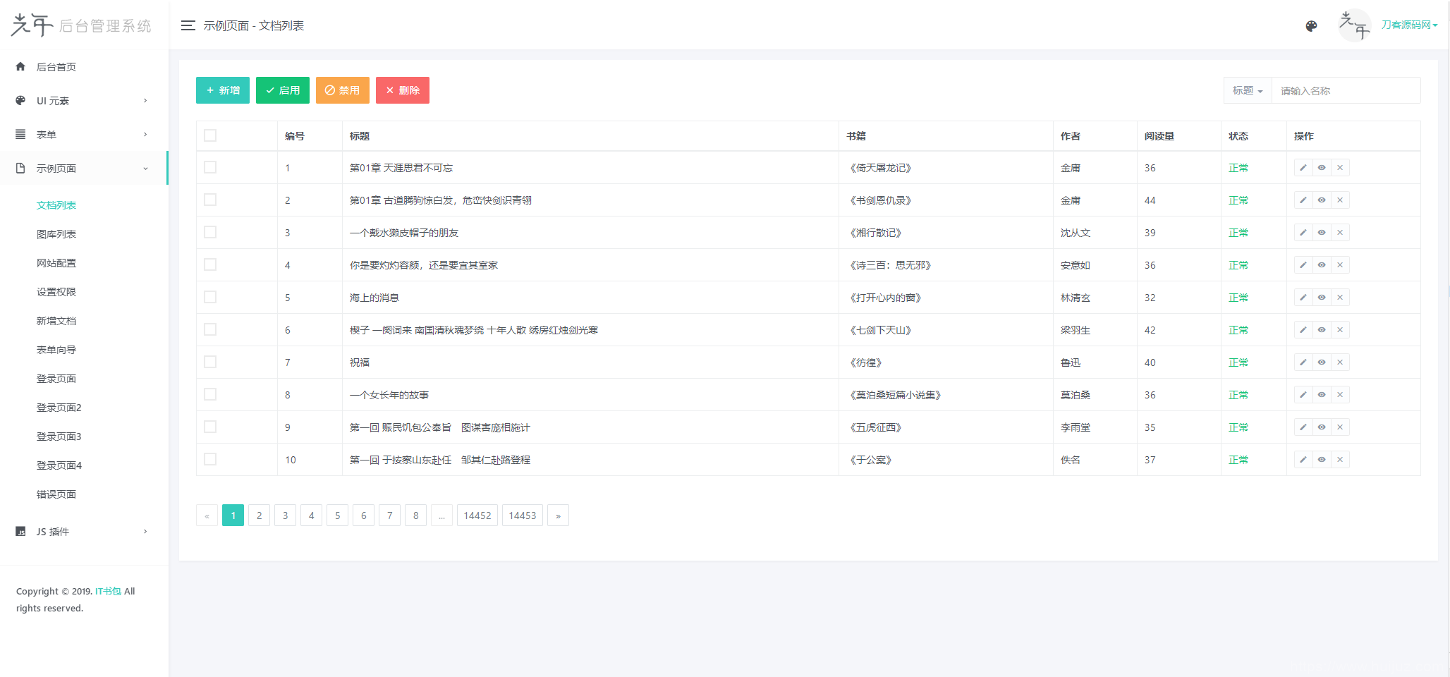 光年(Light Year Admin)后台管理系统模板插图3