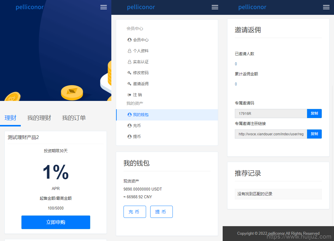 USDT理财虚拟锁仓货币投资理财定期活期出海源码_双语言区块链理财系统插图7