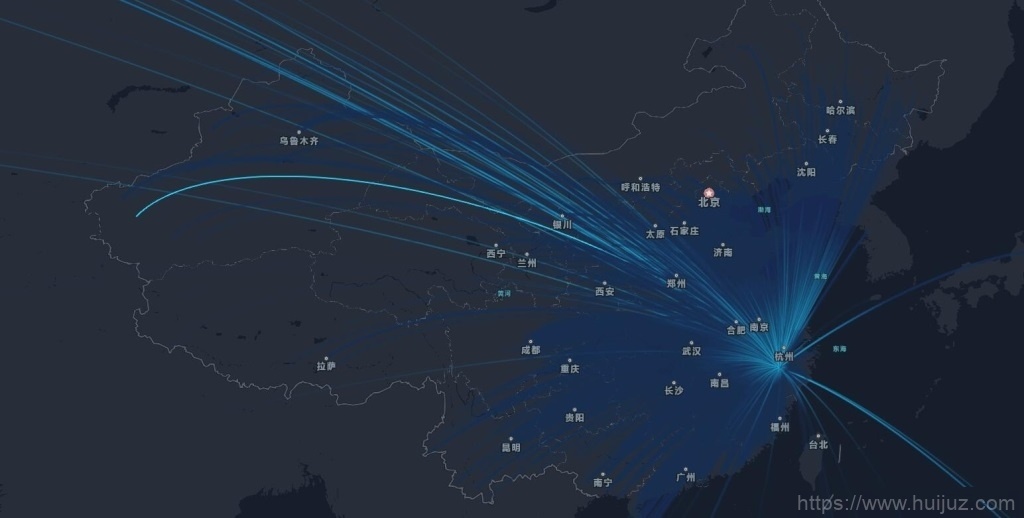 网站访客大数据腾讯地图API展示源码插图1