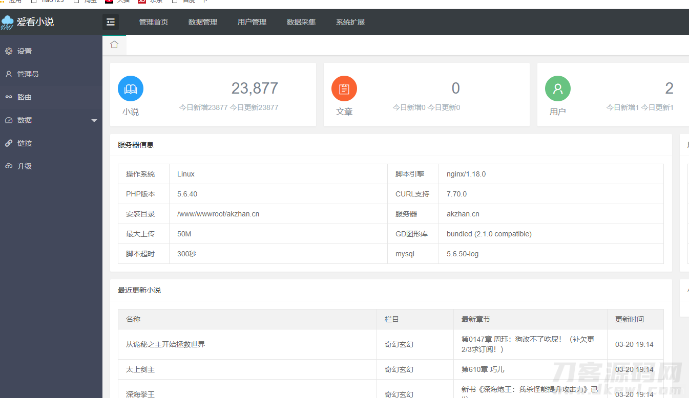 爱看小说网电子书源码全站打包插图13