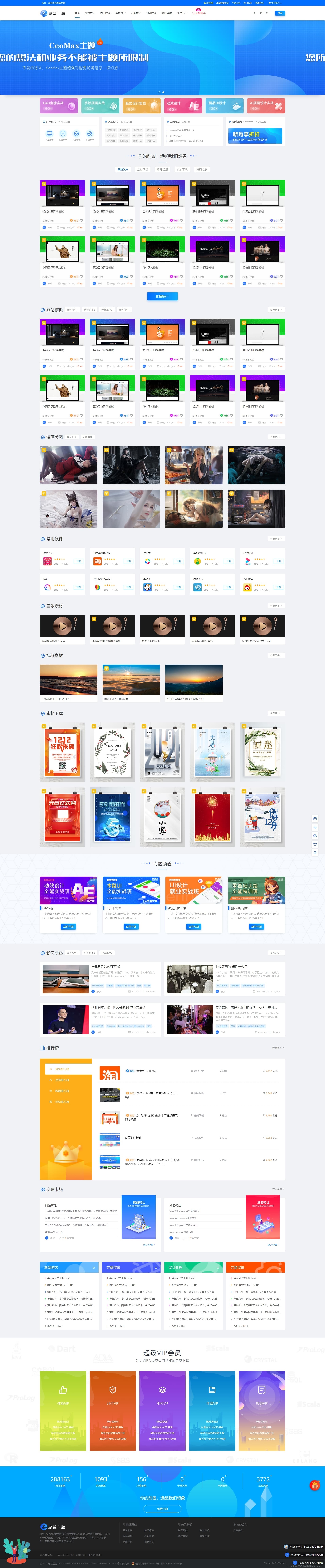 总裁主题CeoMax v3.9.1破解版-WordPress主题 全网首发 站长亲测插图1