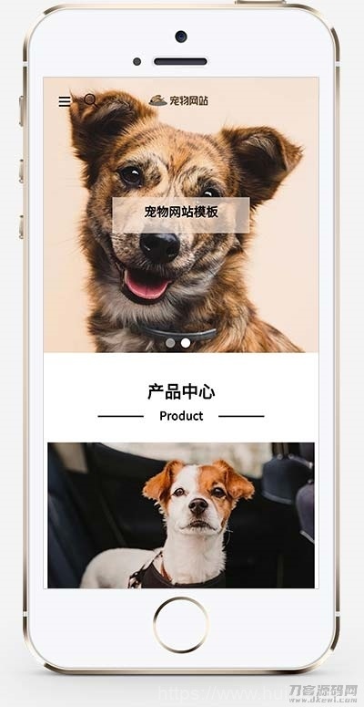 宠物商店宠物装备类网站pbootcms模板 宠物网站源码下载插图5