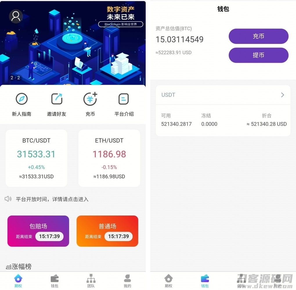 价值6000的USDT竞猜盘源码+时间盘源码+多语言|带包赔插图1
