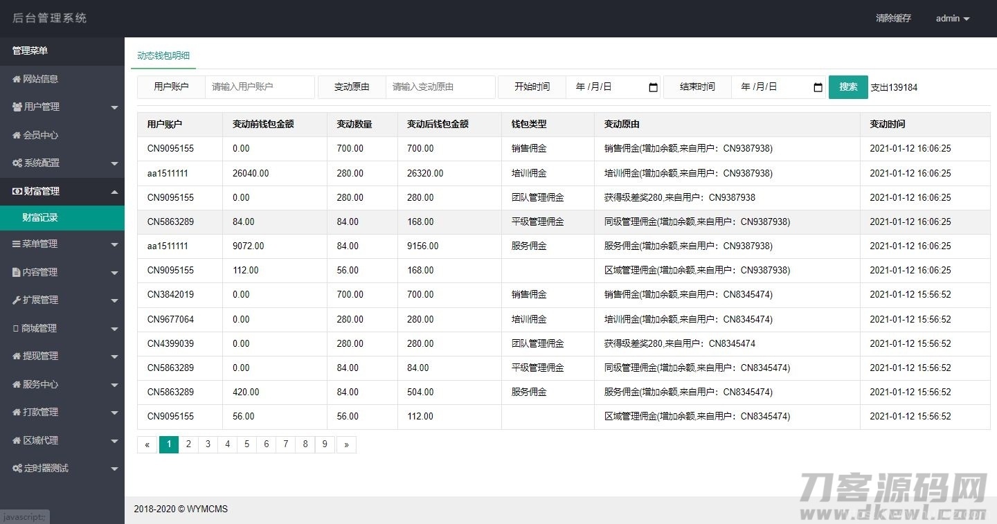 Thinkphp开发的微商分销代理新零售商城源码完整源码插图7