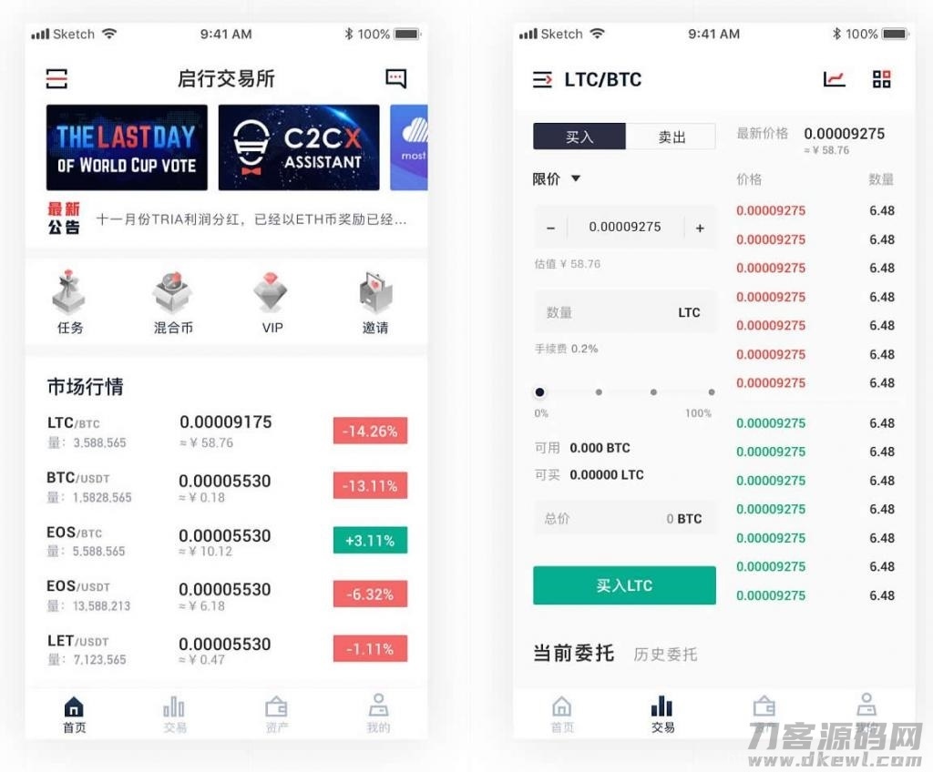 区块链JAVA数字交易所官方商业版开发级全套三端纯源码插图1