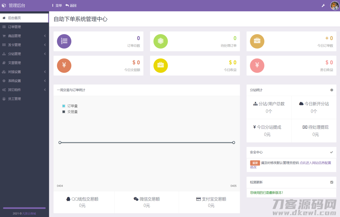 彩虹代刷6.6免授权版源码+后台同步更新+独家防黑策略插图1
