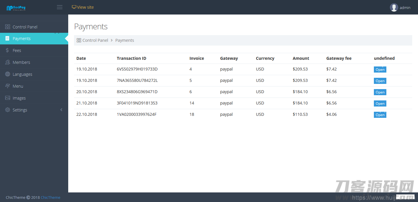 PHP在线支付多语言收款程序 PAYPAL收款程序插图5