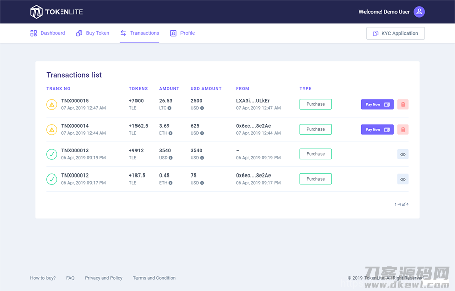 PHP ICO/STO Token销售管理面板/ICO管理程序开心版插图3