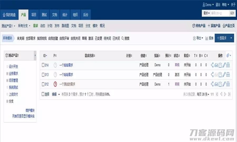 PHP项目管理系统网站源码方便程序员设计开发项目进度跟进插图1