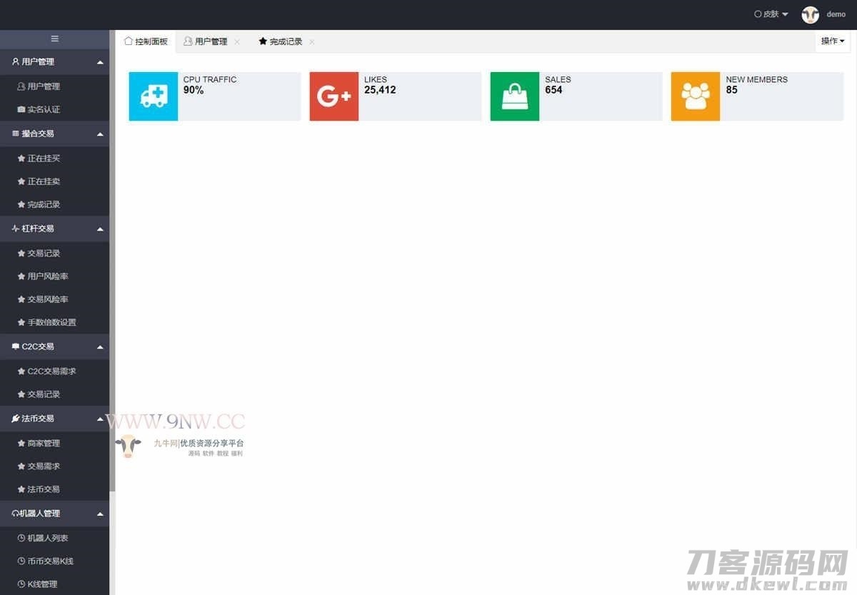 价值4万的「优化版」数字资产交易所源码｜币币交易｜C2C交易｜交易机器人｜撮合交易｜合约交易插图17