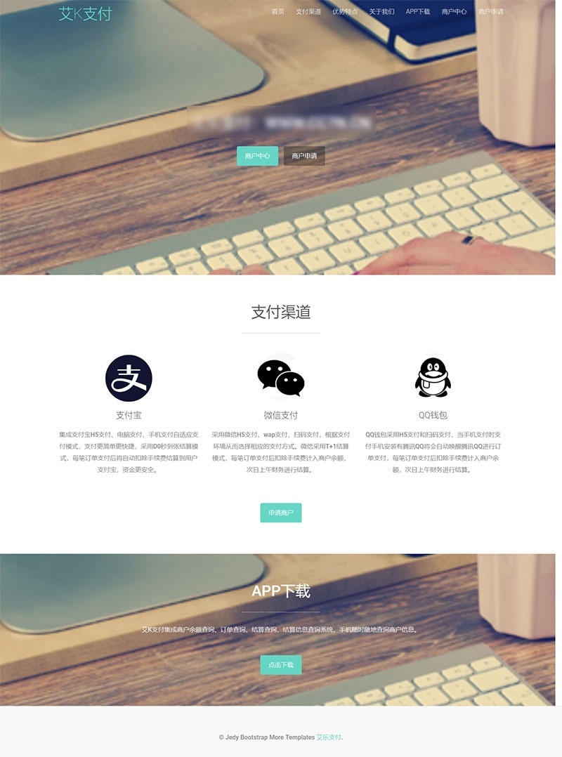 新风格易支付网站源码插图1