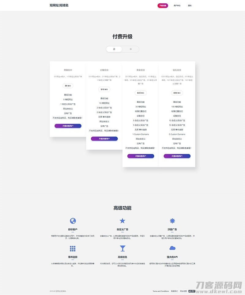 全新PHP网址缩短防封短网址生成系统源码插图3