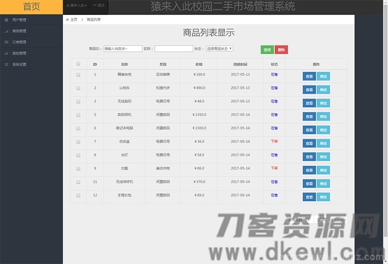 jsp+ssm+mysql校园二手市场交易平台源码 带视频教程插图35