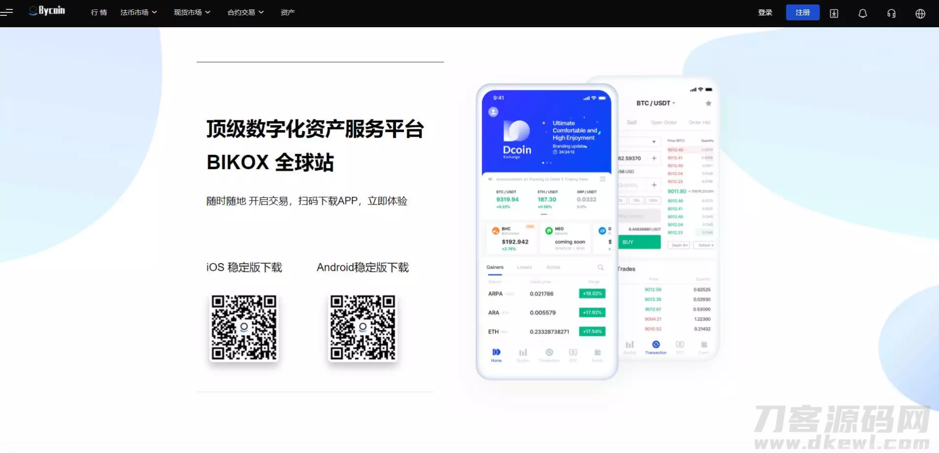 java的bycoin交易所源码/服务器打包插图3