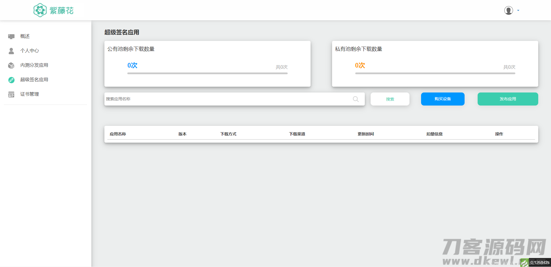 全开源超级签名系统/APP分发系统/源码附带部署文档加教程_价值3000插图13