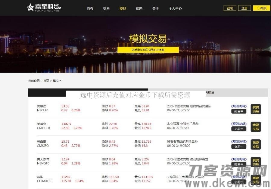 福星yii高端系列微盘点位盘PC+手机+国内外期货盘+带直播页面+资讯独立页面+完整数据+教程插图1
