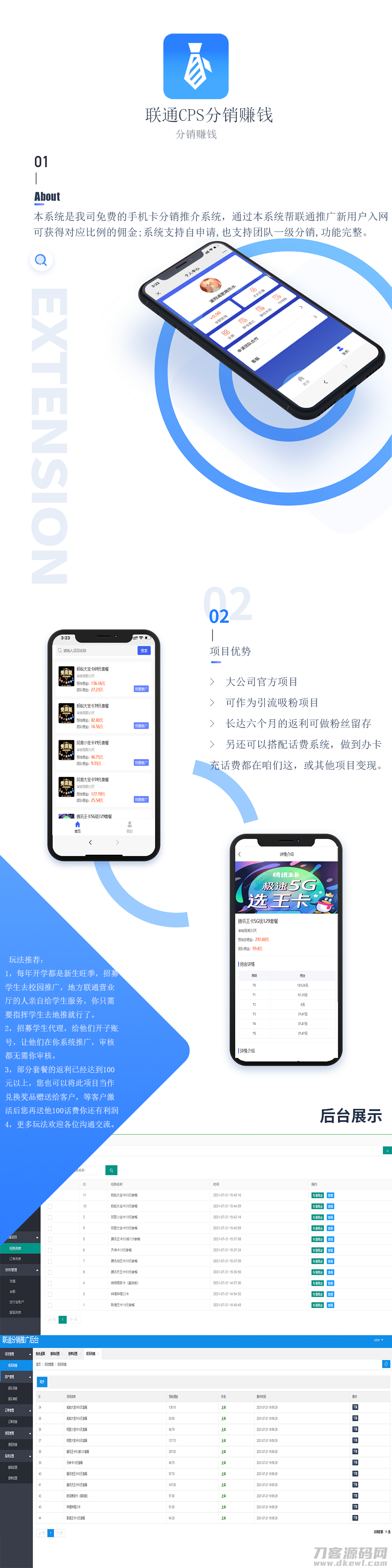 独立版联通卡CPS/联通分销佣金系统/联通大王卡分销_独立安装版插图9